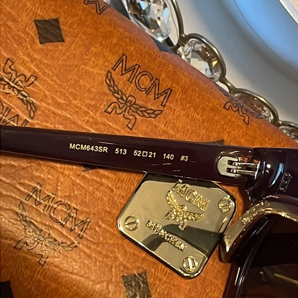?Beautiful MCM Sunglasses Cat Eye 52mm Acetate? ?Beautiful MCM Sunglasses Cat Eye 52mm Acetate? - www  main image 3